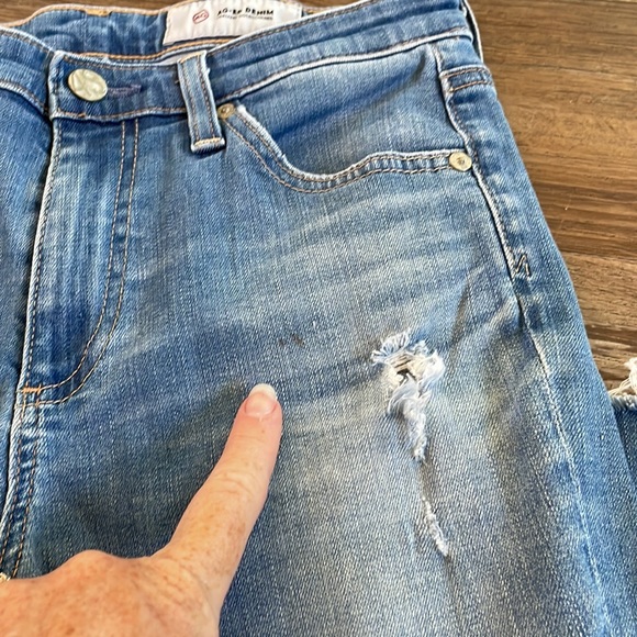 AG Adriano Goldschmied Jodi flare Crop jeans 27